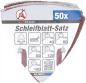 Preview: BGS Schleifblatt-Satz für Dreieckschleifer 95 x 95 mm K 40 - 180 50-tlg. 80815